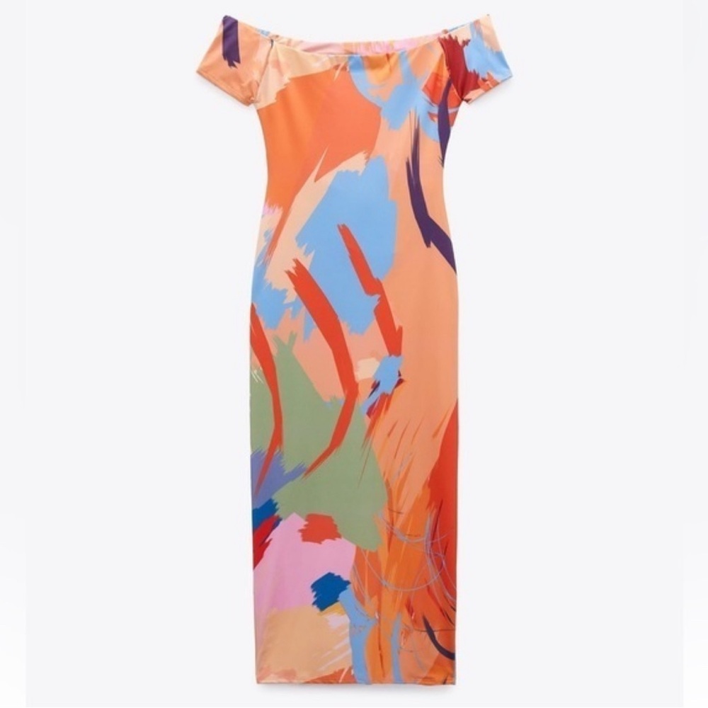 Brand new with tags, zara cap sleeve maxi dress.